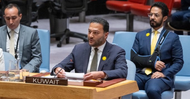 الكويت تؤكد أن الاعتداءات الإيرانية المتكررة تمثل انتهاكا صارخا لسيادة الدول وللقانون الدولي والميثاق الأممي. فيصل العنزي: أمن الخليج جزء لا يتجزأ من أمن العالم 