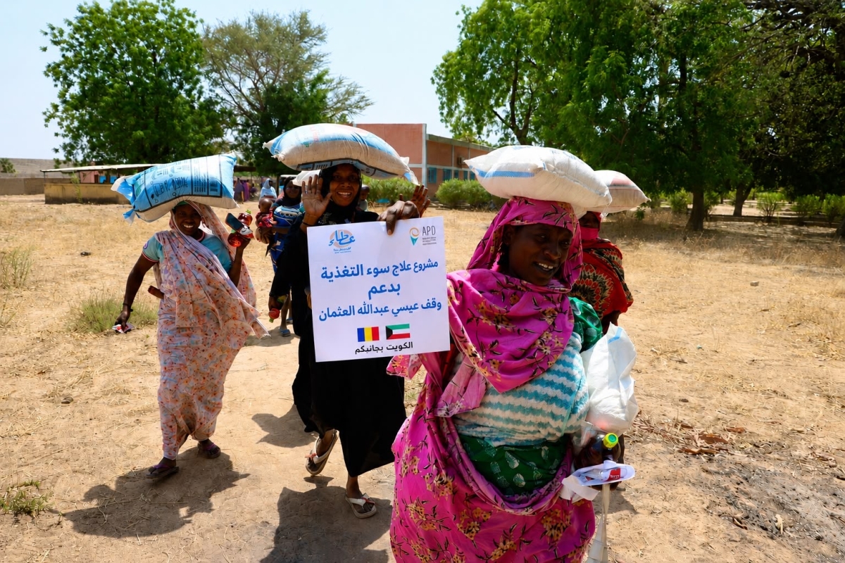 «عطاء الإنساني» تُنفّذ مشروعاً للأطفال اللاجئين السودانيين