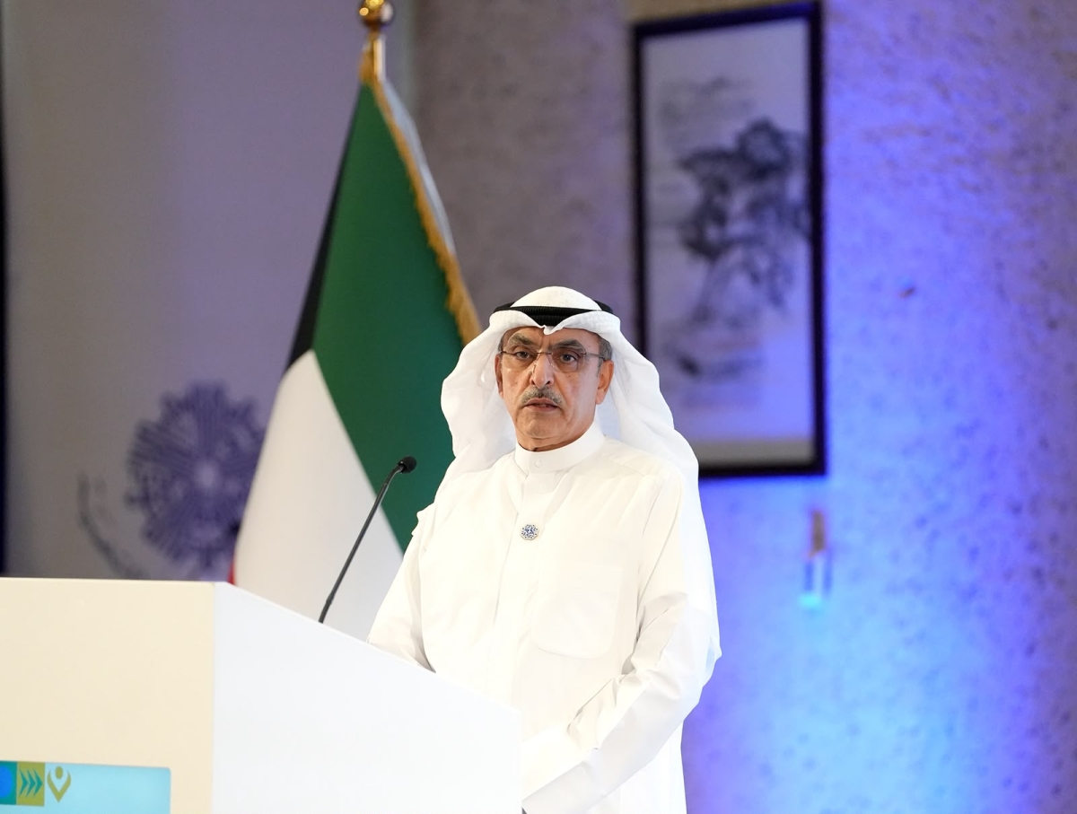 وليد البحر متحدثاً في المؤتمر الصحافي