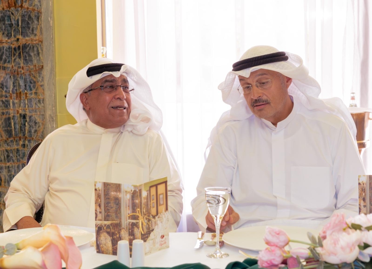 رئيس التحرير الزميل وليد الجاسم ورئيس جمعية الصحافيين عدنان الراشد