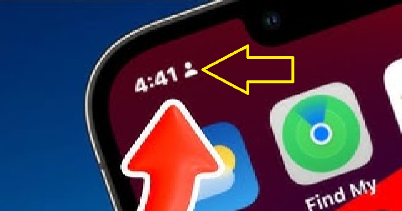 ما دلالة أيقونة الشخص على شاشة «iPhone»؟ 