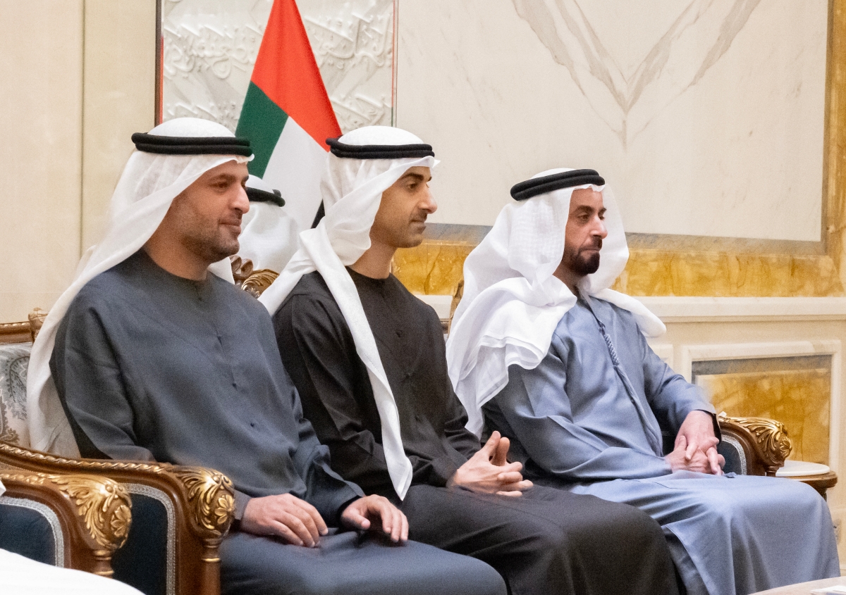 جانب من الوفد الإماراتي المرافق