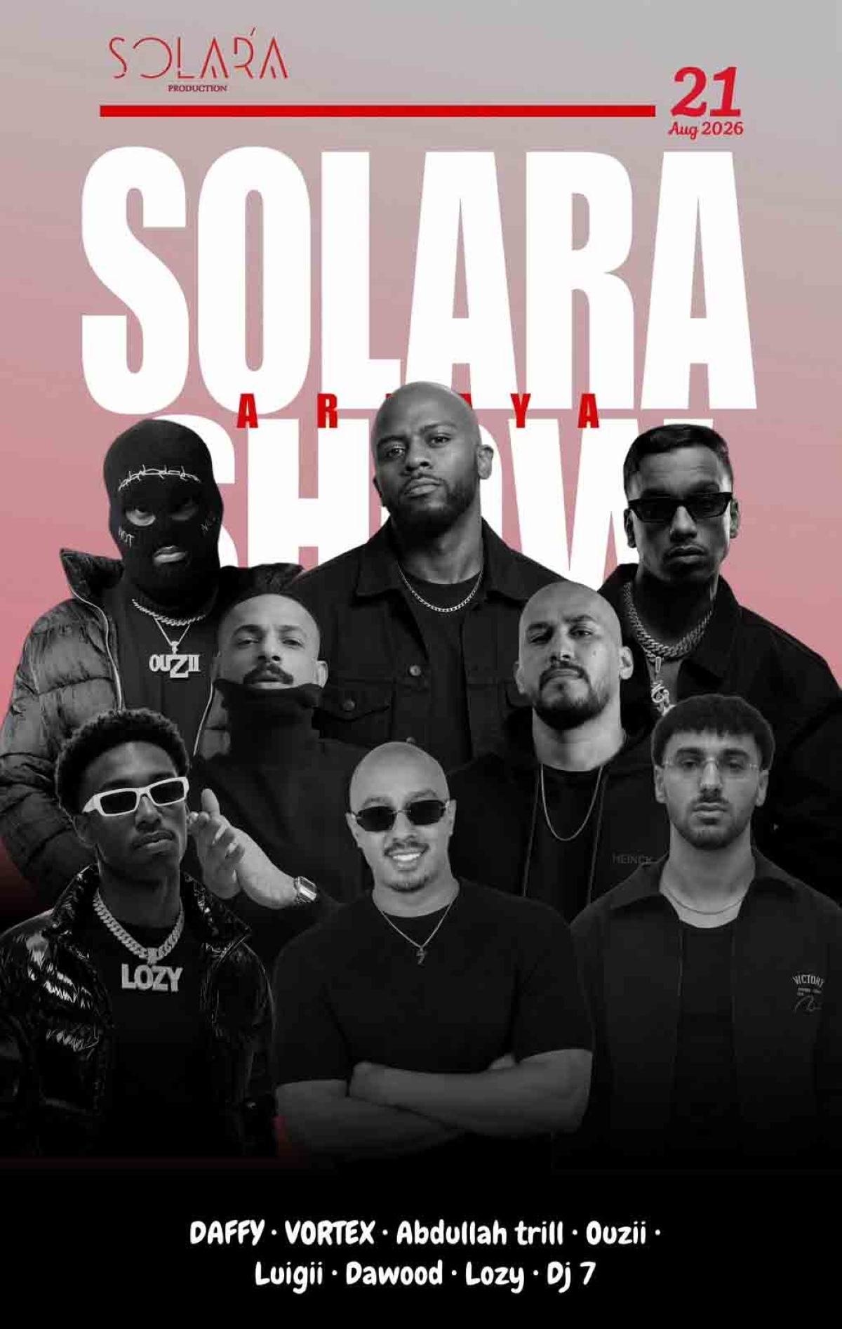 نجوم حفل «SOLARA SHOW 3» 
