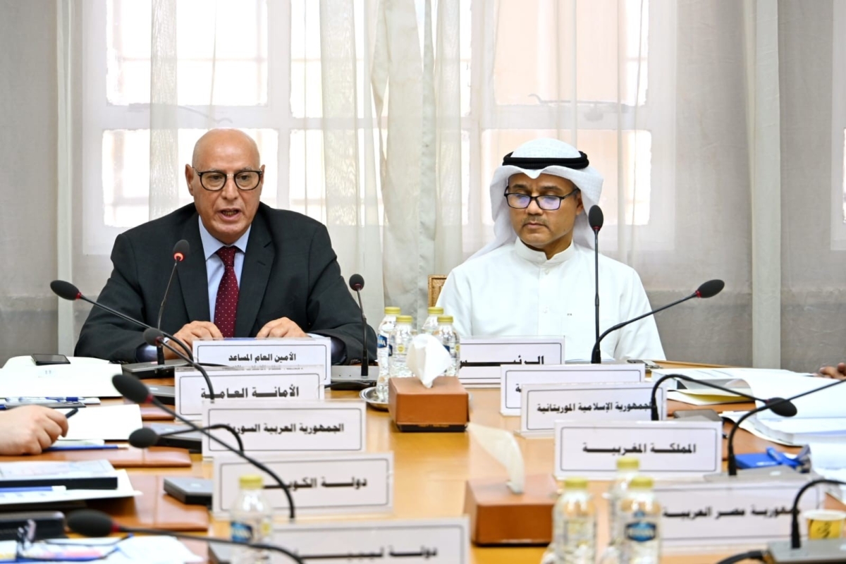 خطابي والهيفي في اجتماع اللجنة