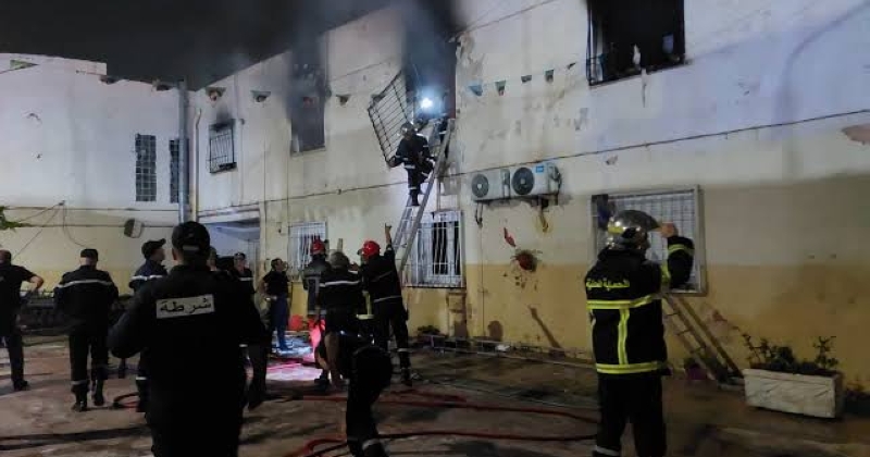 حريق بدار للأيتام في الجزائر يودي بحياة 11 شخصاً ويخلف 19 مصاباً