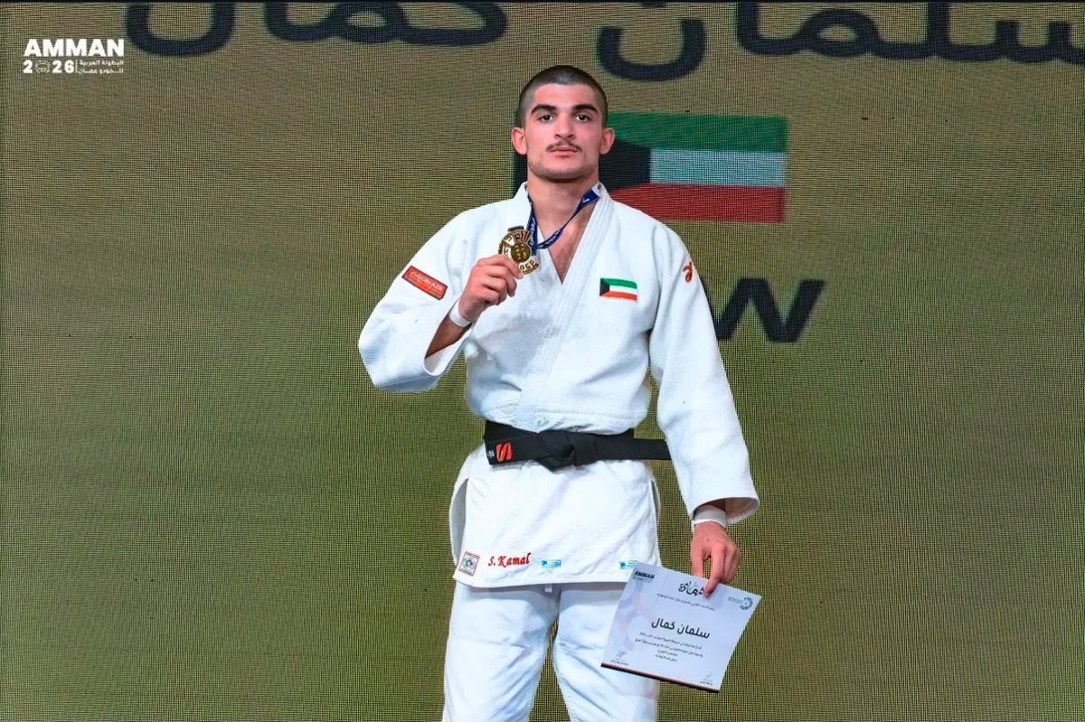 سلمان كمال على منصة التتويج