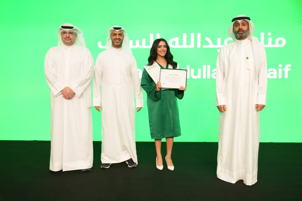 خالد الشملان ويوسف الرويح وعبدالله السيف في تكريم ابنة السيف