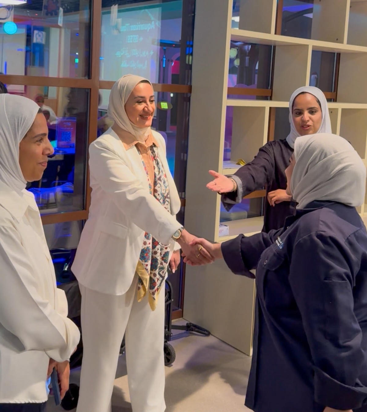 علياء الصقر رعت برنامج الفعاليات 